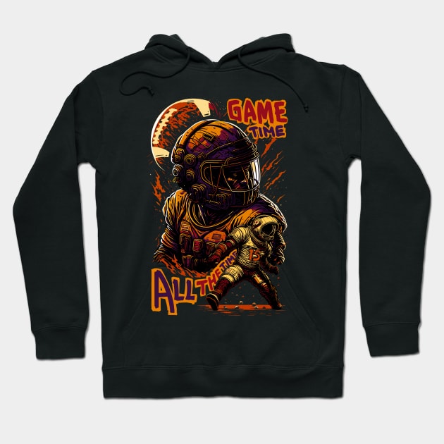 Game Time, All the Time Hoodie by BAJAJU